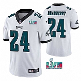 Men & Women & Youth Philadelphia Eagles #24 James Bradberry White Super Bowl LVII Vapor Untouchable Limited Stitched Jersey,baseball caps,new era cap wholesale,wholesale hats
